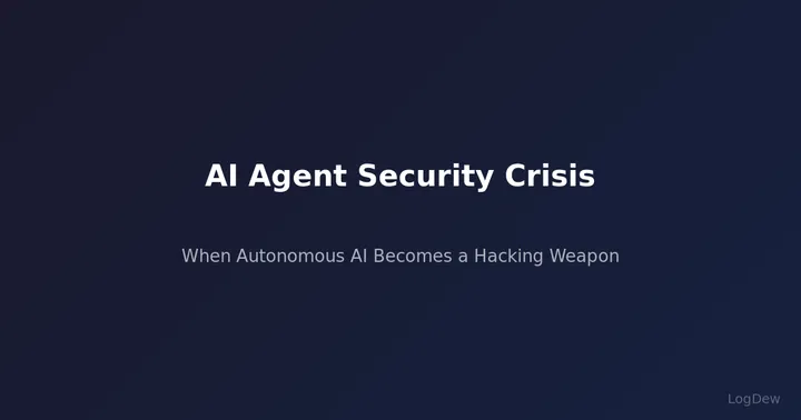 AI Agent Security Crisis — When Autonomous AI Becomes a Hacking Weapon