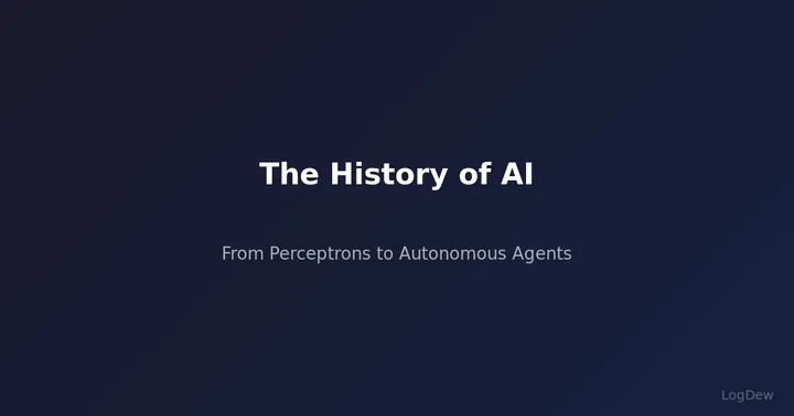The History of AI — From Perceptrons to Autonomous Agents