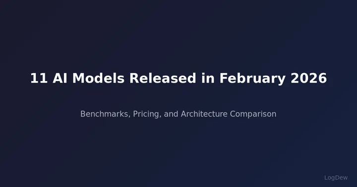 11 AI Models Released in February 2026 — Benchmarks, Pricing, and Architecture Comparison