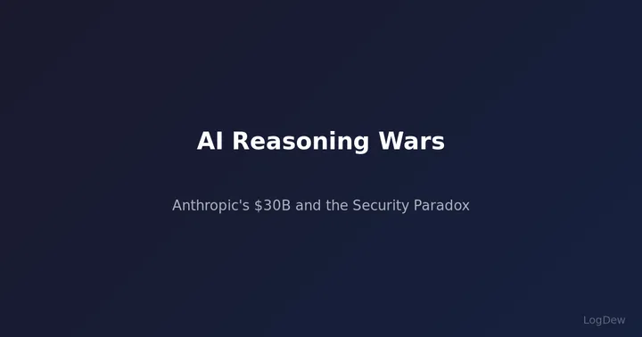 AI Reasoning Wars, Anthropic's $30B, and the Security Paradox