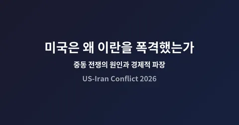 미국은 왜 이란을 폭격했는가: 중동 전쟁의 원인, 경과, 그리고 경제적 파장
